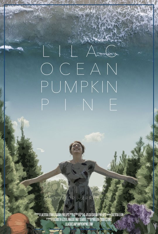 Lilac Ocean Pumpkin Pine poster
