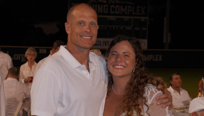 Couple At White Party 1