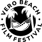 Vero Beach Film Festival logo with palm trees and film reel imagery.