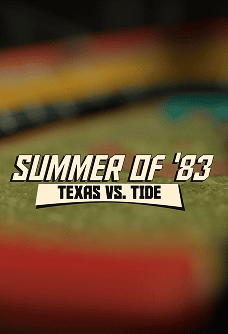 Vero Beach Film Festival 2023 poster with "Summer of '83" and "Texas vs. Tide".